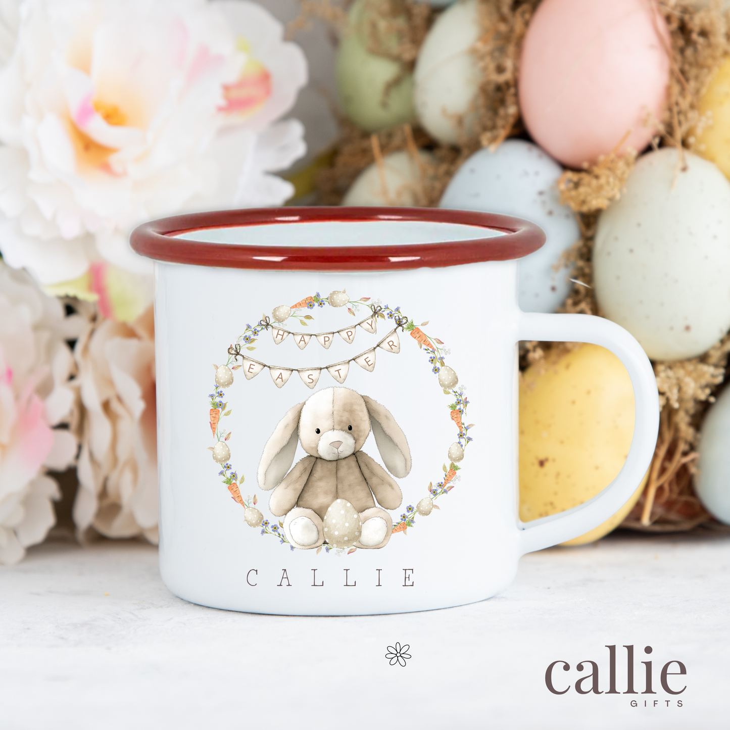 Child's Easter Wreath Mug