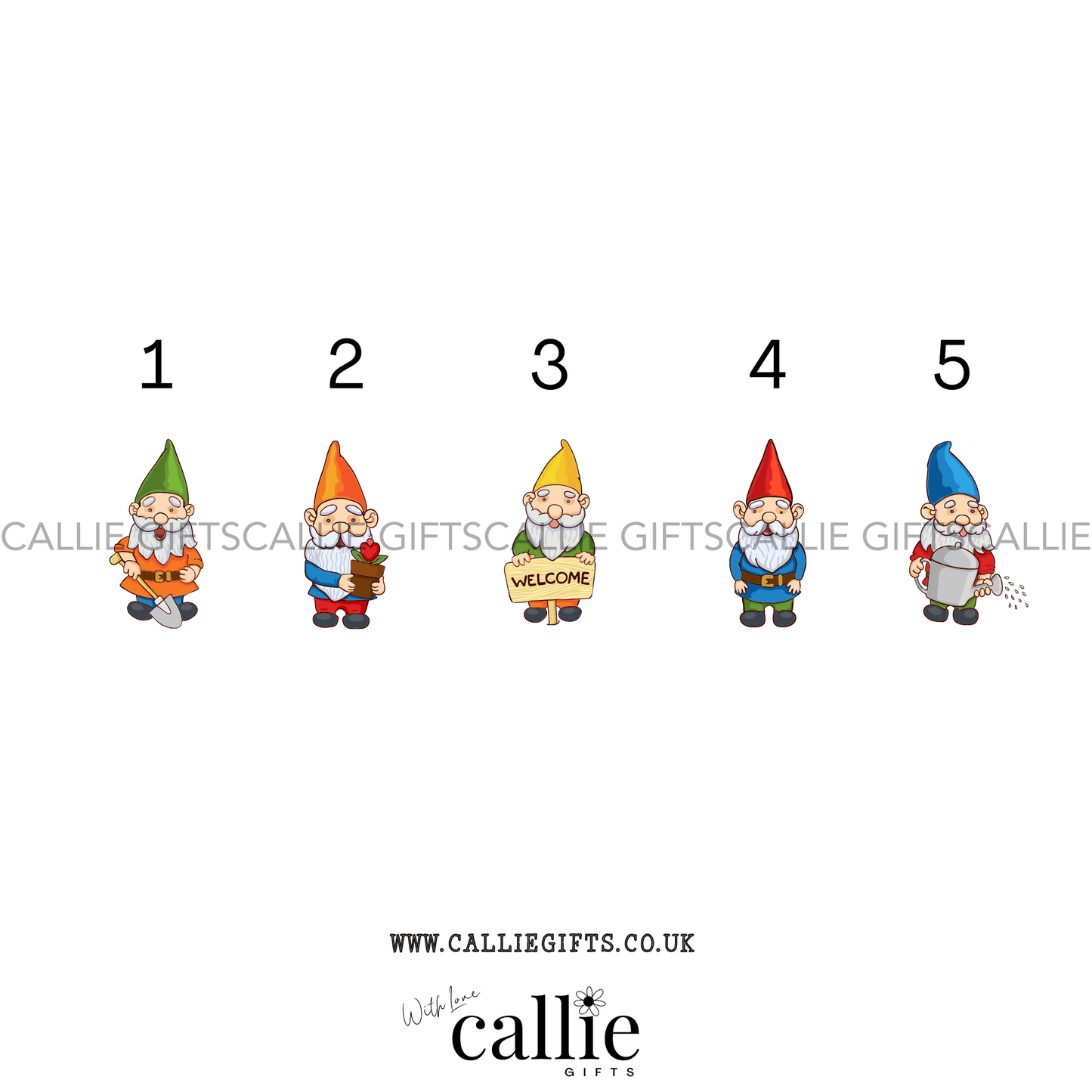 Personalised Slate Gnome Family Garden Sign