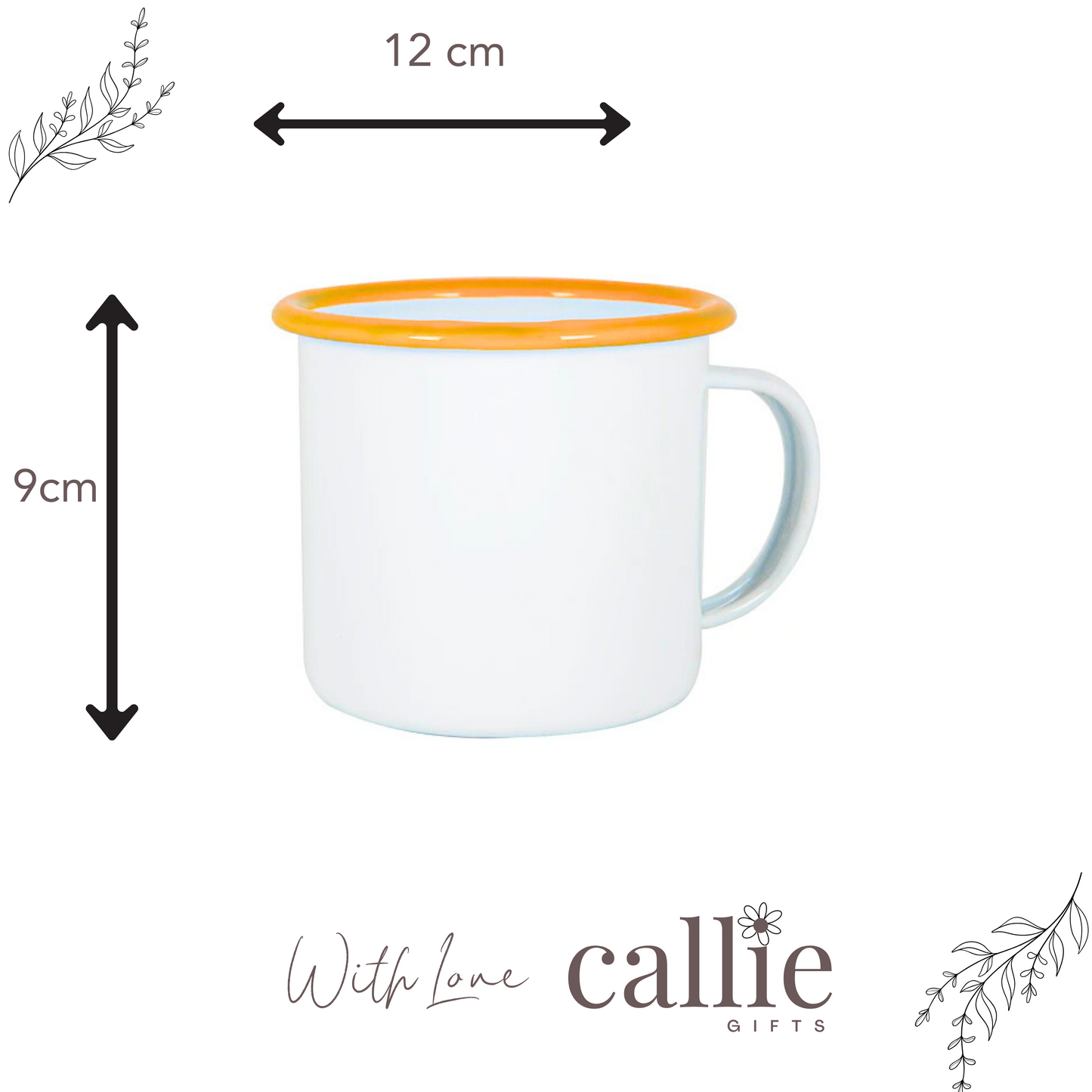 Easter Bunny Ears Children's Enamel Mug