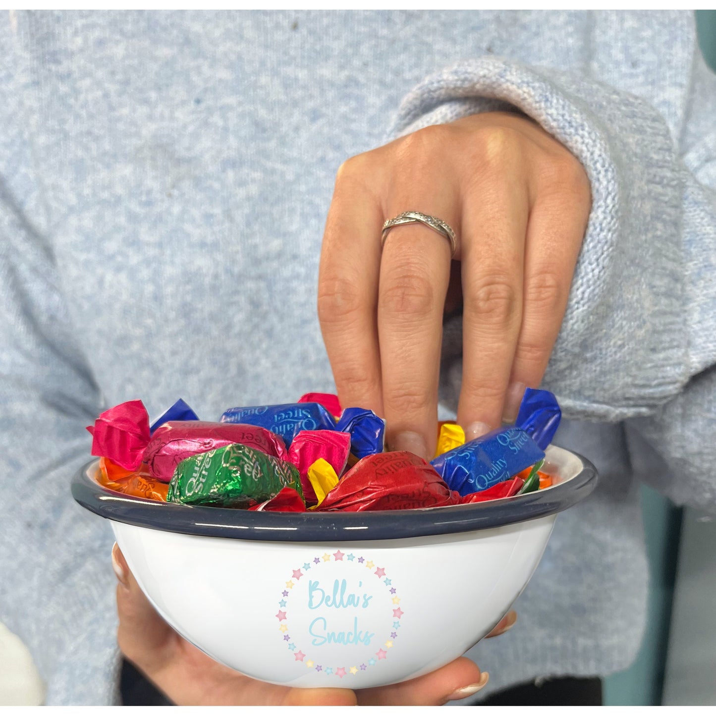 Enamel Snack Bowl