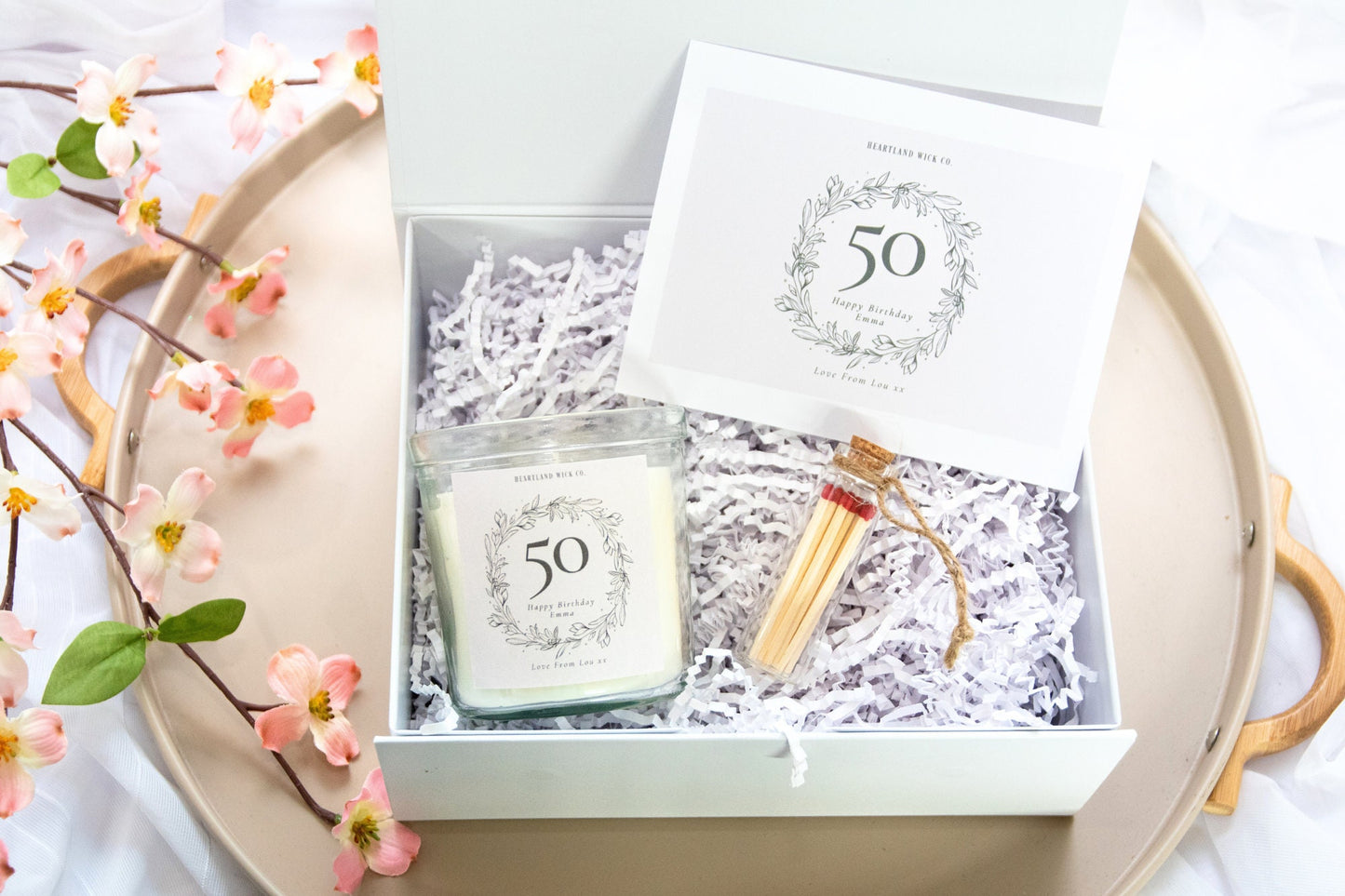 Birthday Candle Gift Box Set
