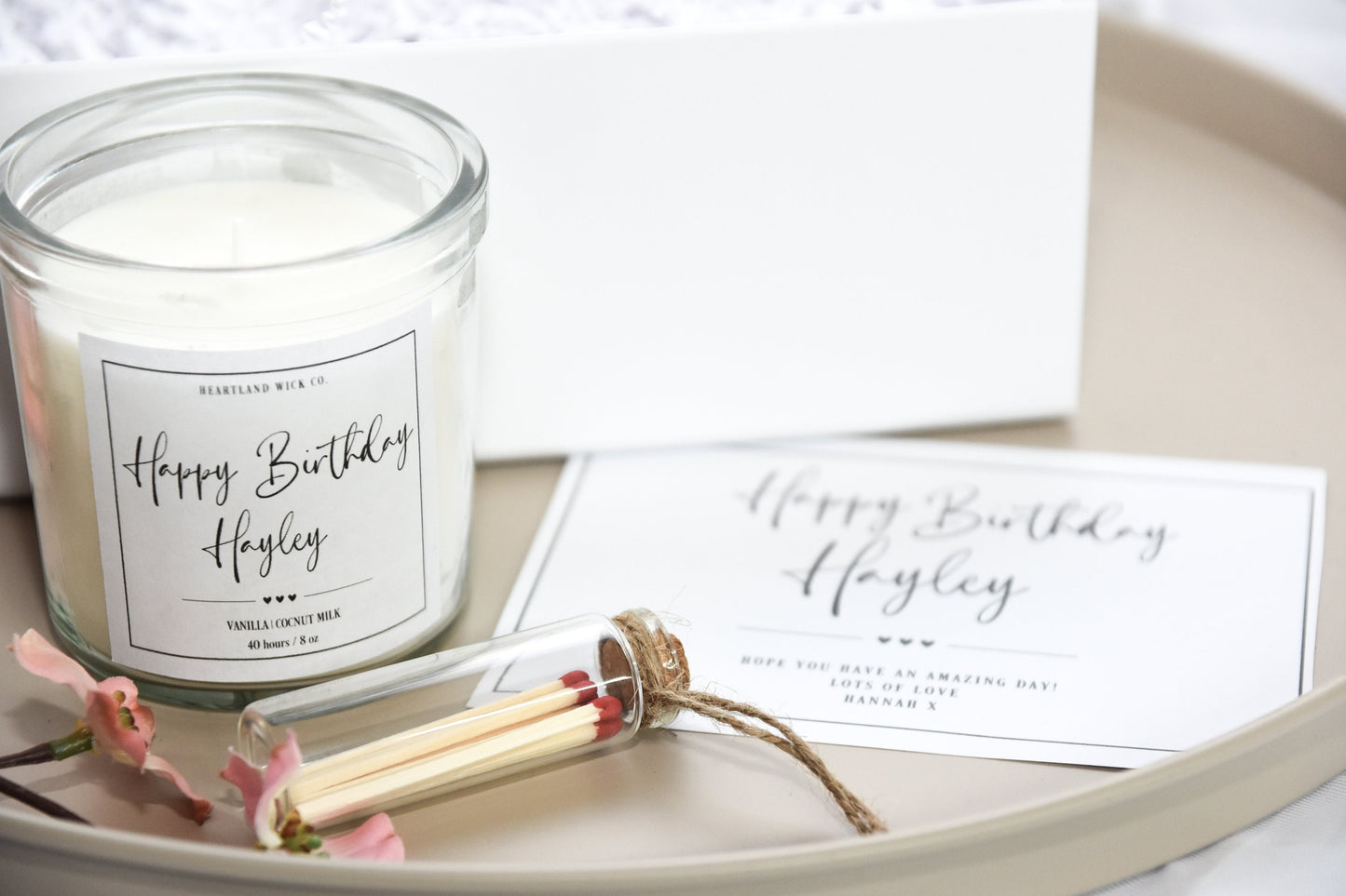 happy birthday candle, happy birthday card, happy birthday gift box, candle for her, gift for her, gift for friend