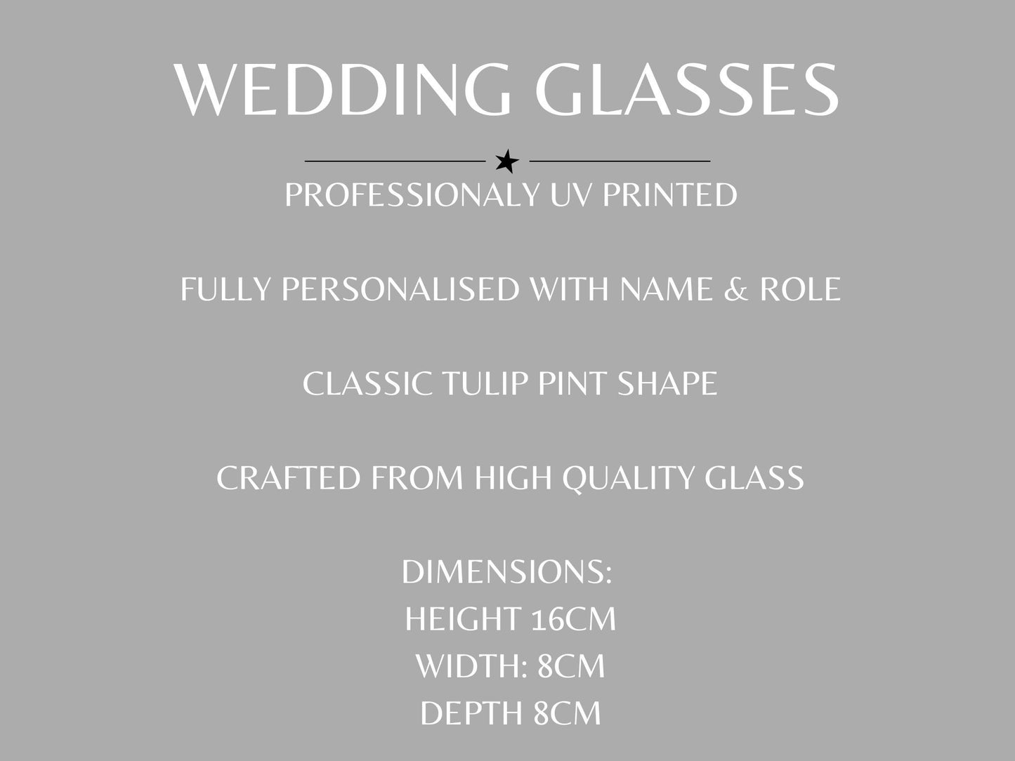 Groomsman Pint Glass