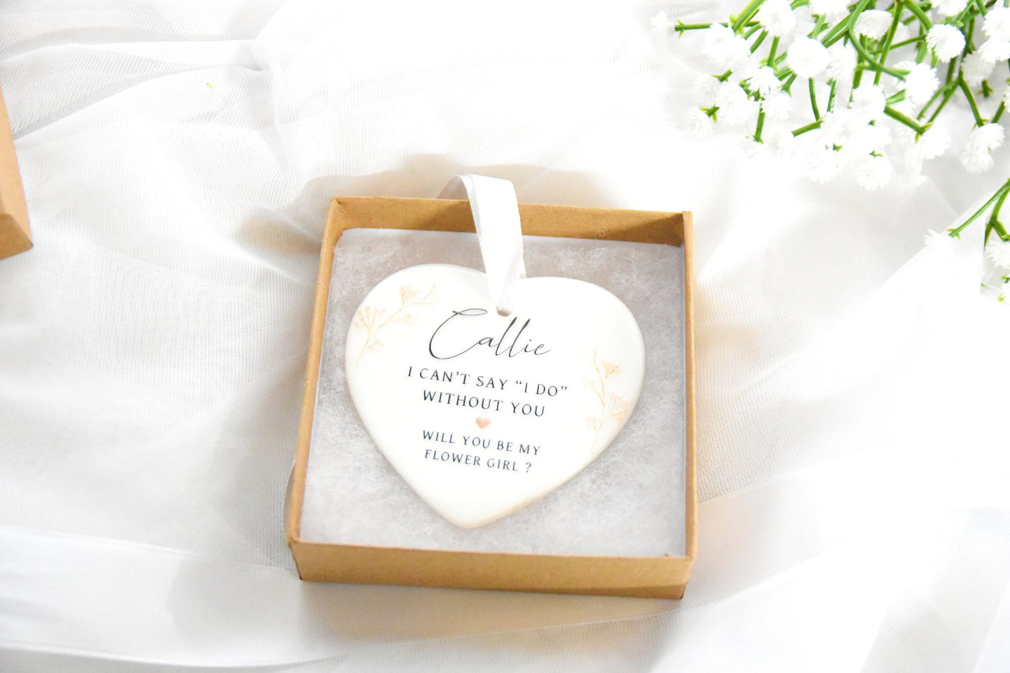 proposal gift for flower girl, I can't say I do without you, will you be my flower girl