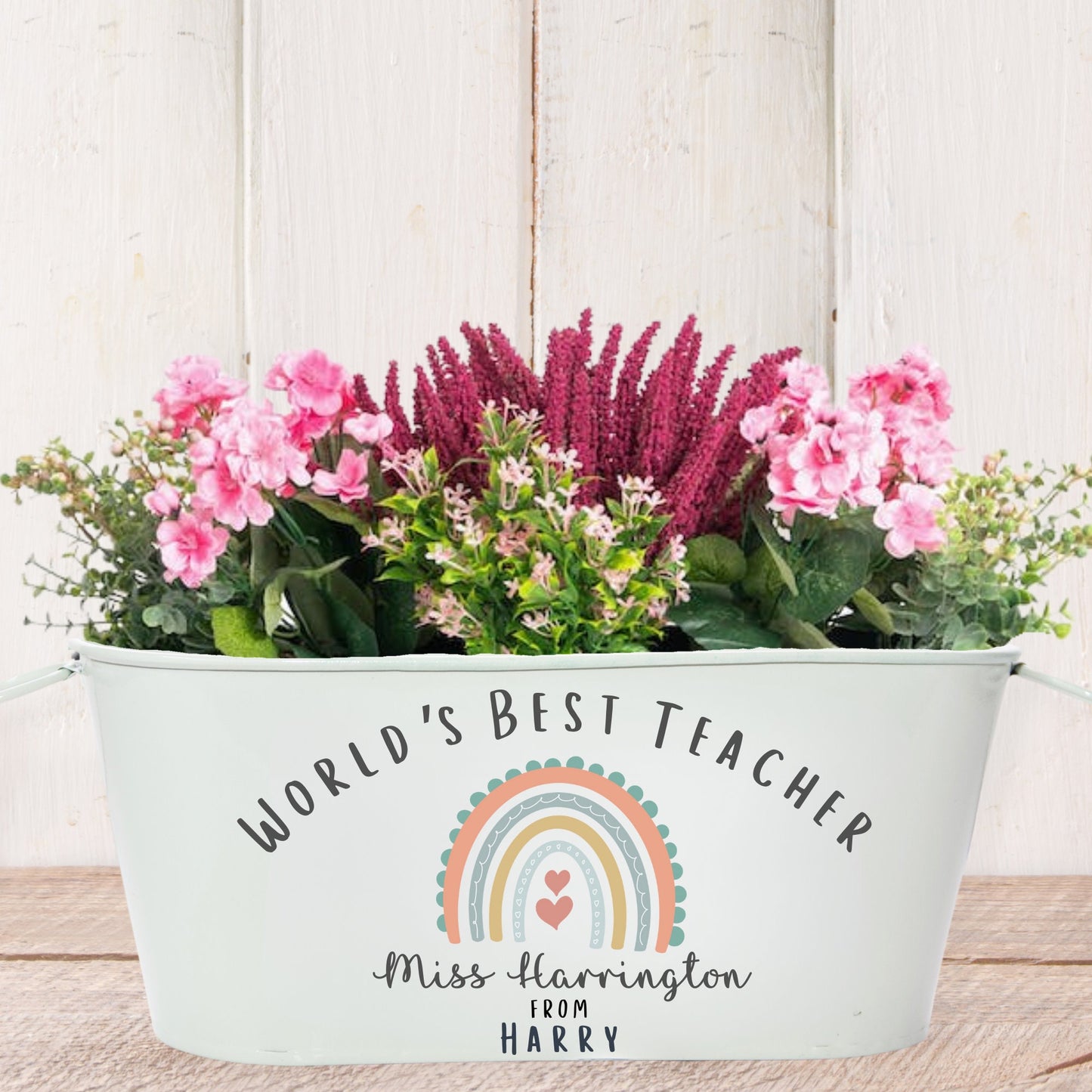World's Best Teacher Planter