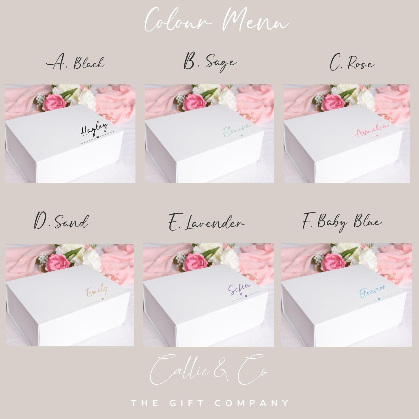 personalised bridesmaid gift box, gift box for bridesmaid, will you be my bridesmaid box, thank you for being my bridesmaid gift box