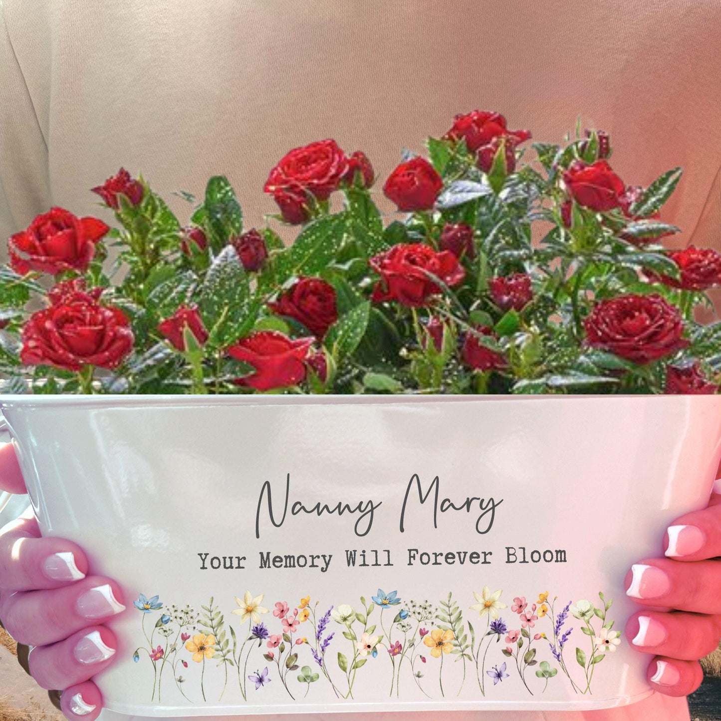 Wildflower Memorial Planter - Your Memory Will Forever Bloom