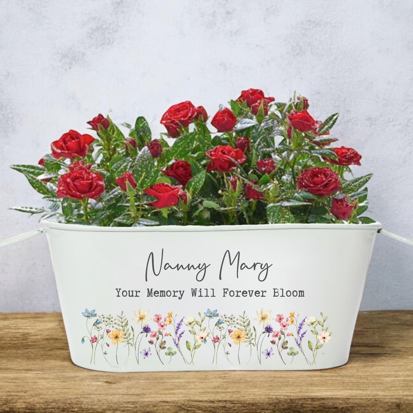 Wildflower Memorial Planter - Your Memory Will Forever Bloom