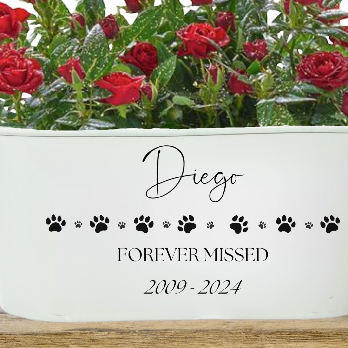 Personalised Pet Memorial Planter