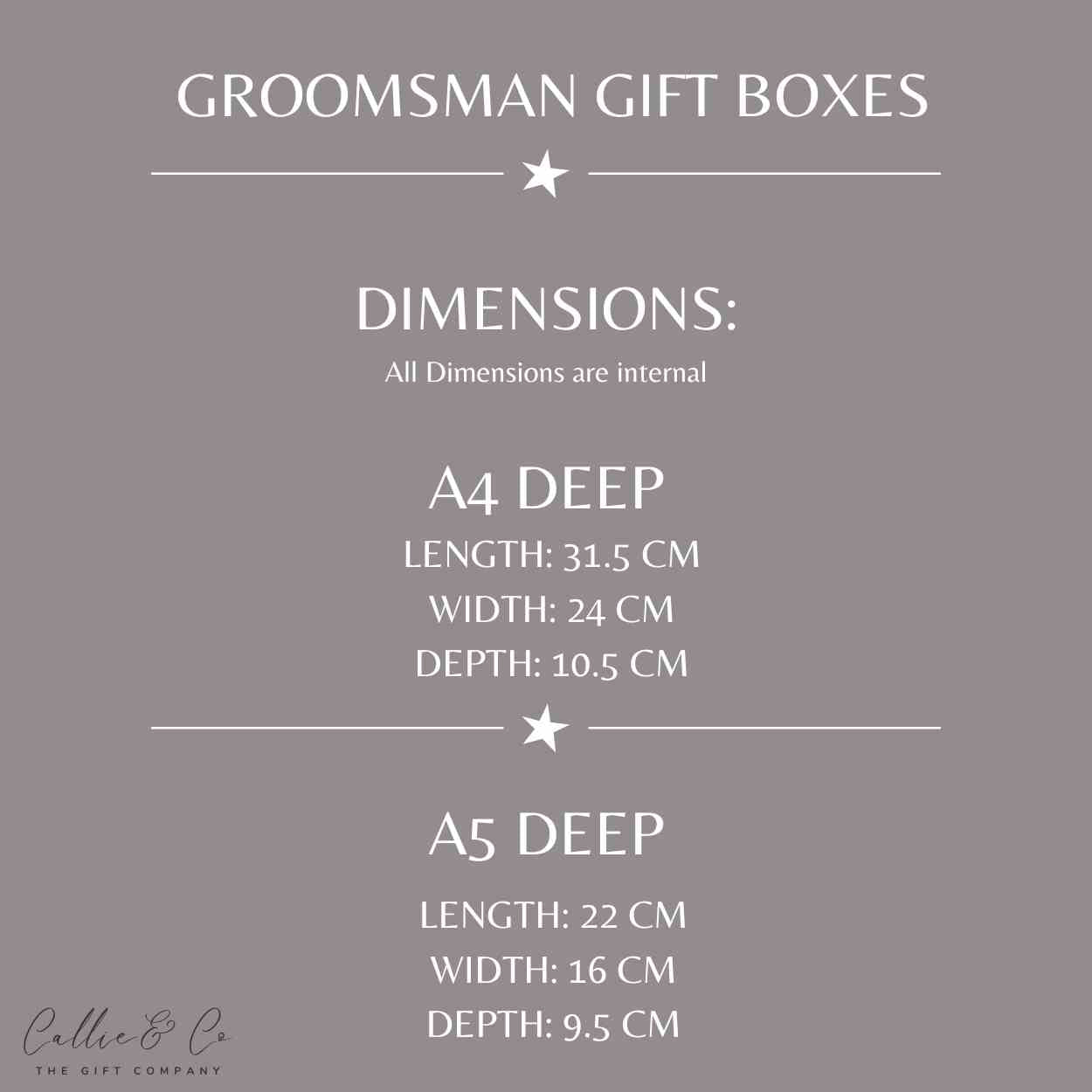 Personalised Best Man / Groomsman / Wedding Party Gift Box