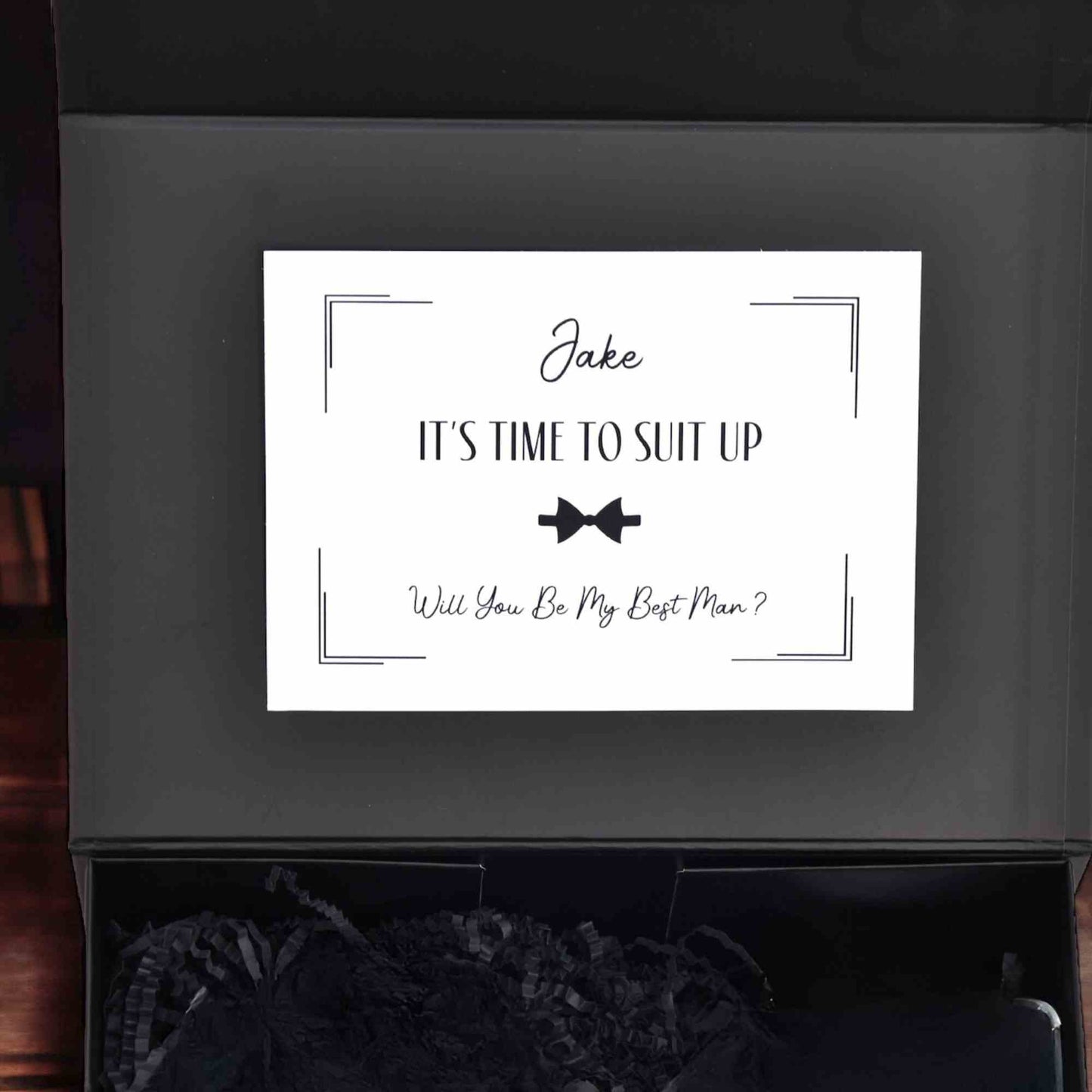 Personalised Best Man / Groomsman / Wedding Party Gift Box