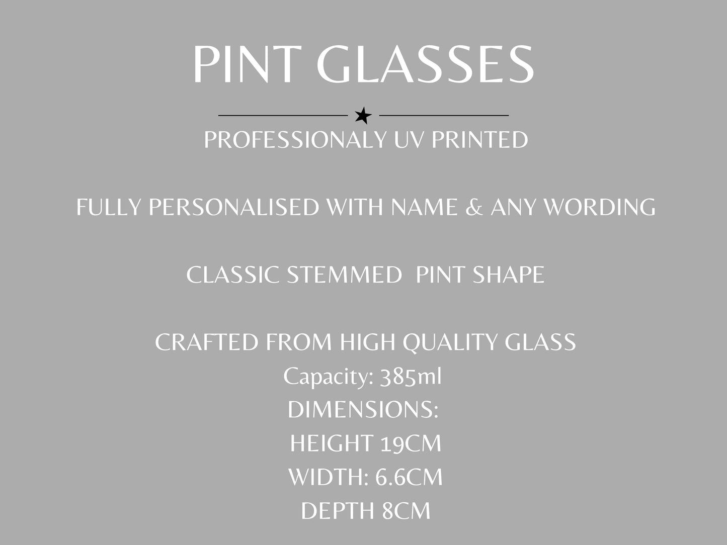 PERSONALISED GROOMSMAN PINT GLASS