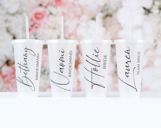 Bridal Party / Hen Party Cold Cups