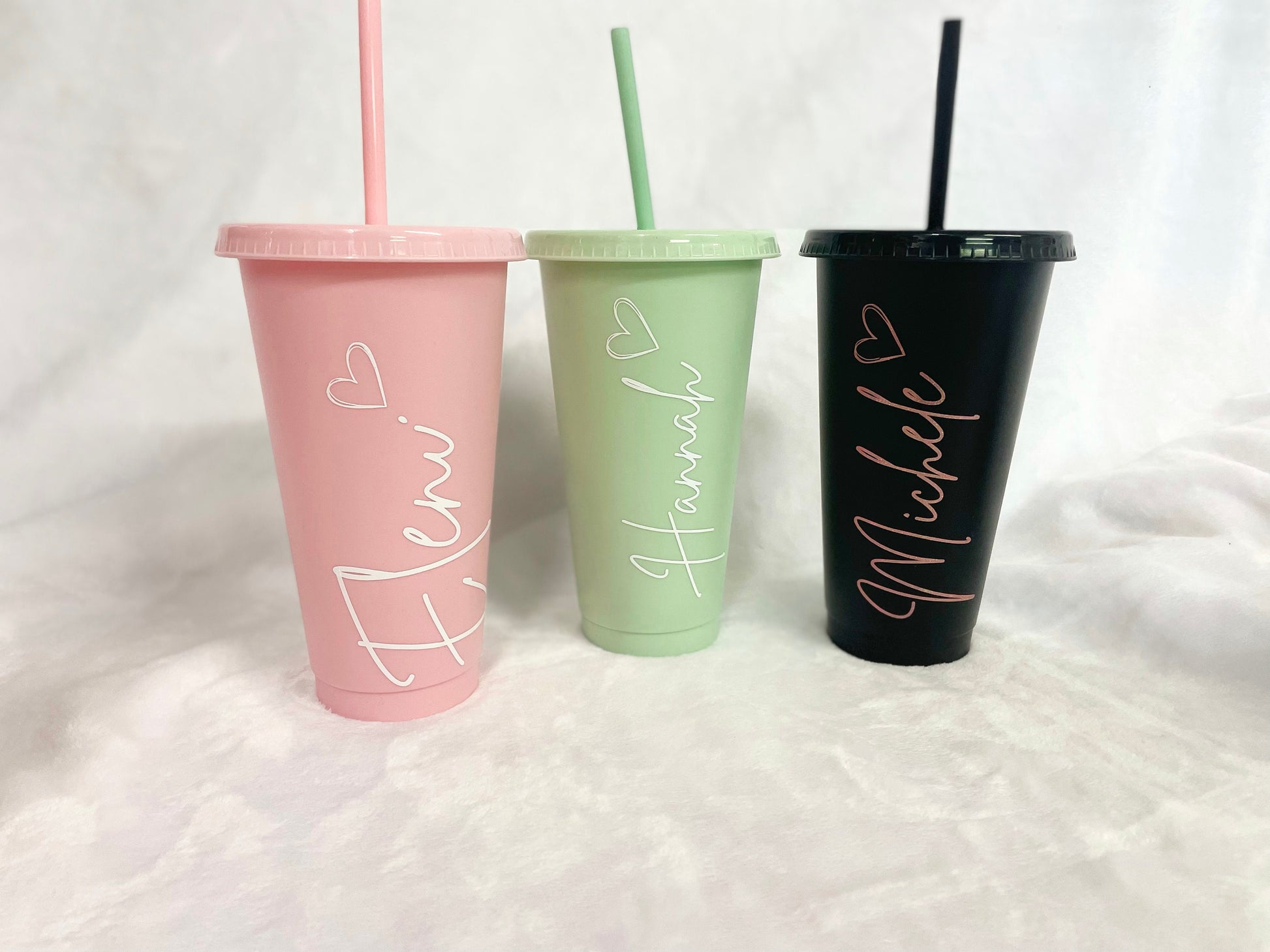 personalised pastel cup with straw, cup with name, Starbuck cup