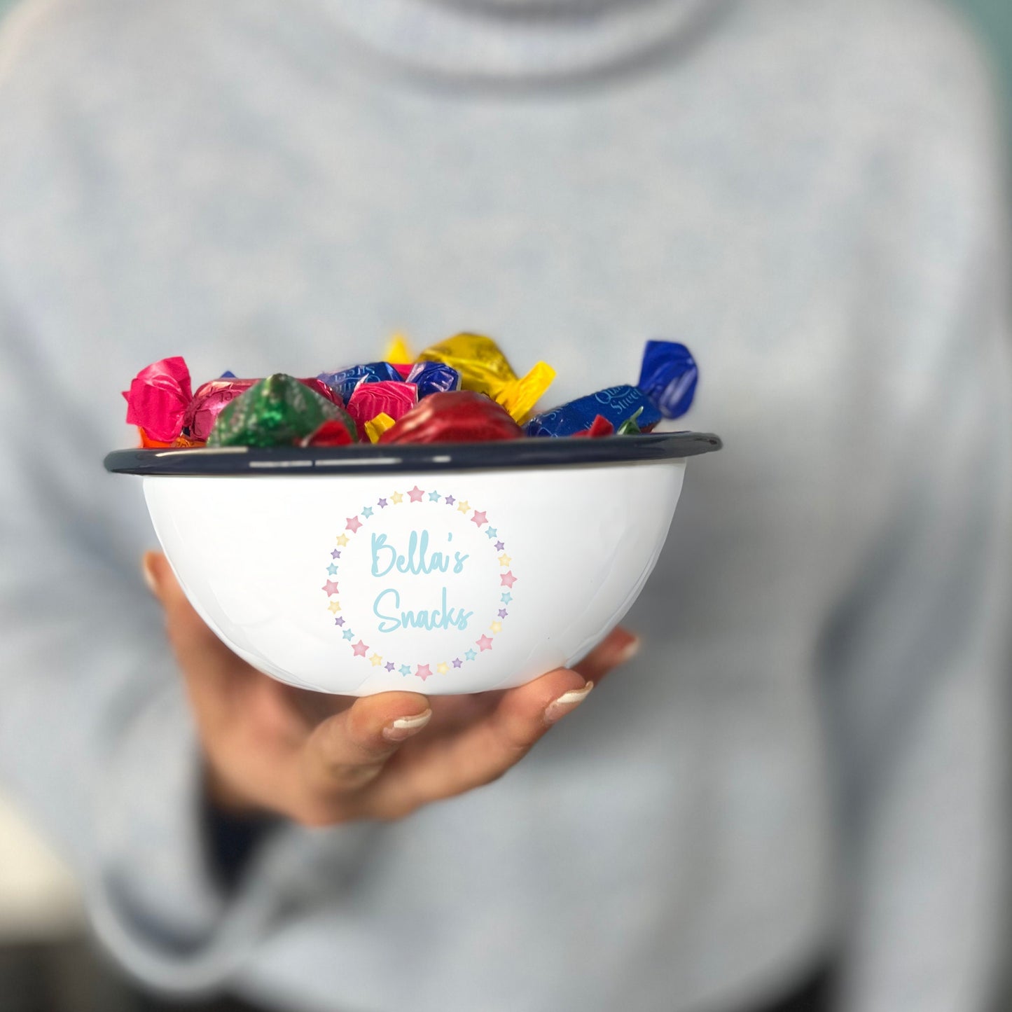 Enamel Snack Bowl