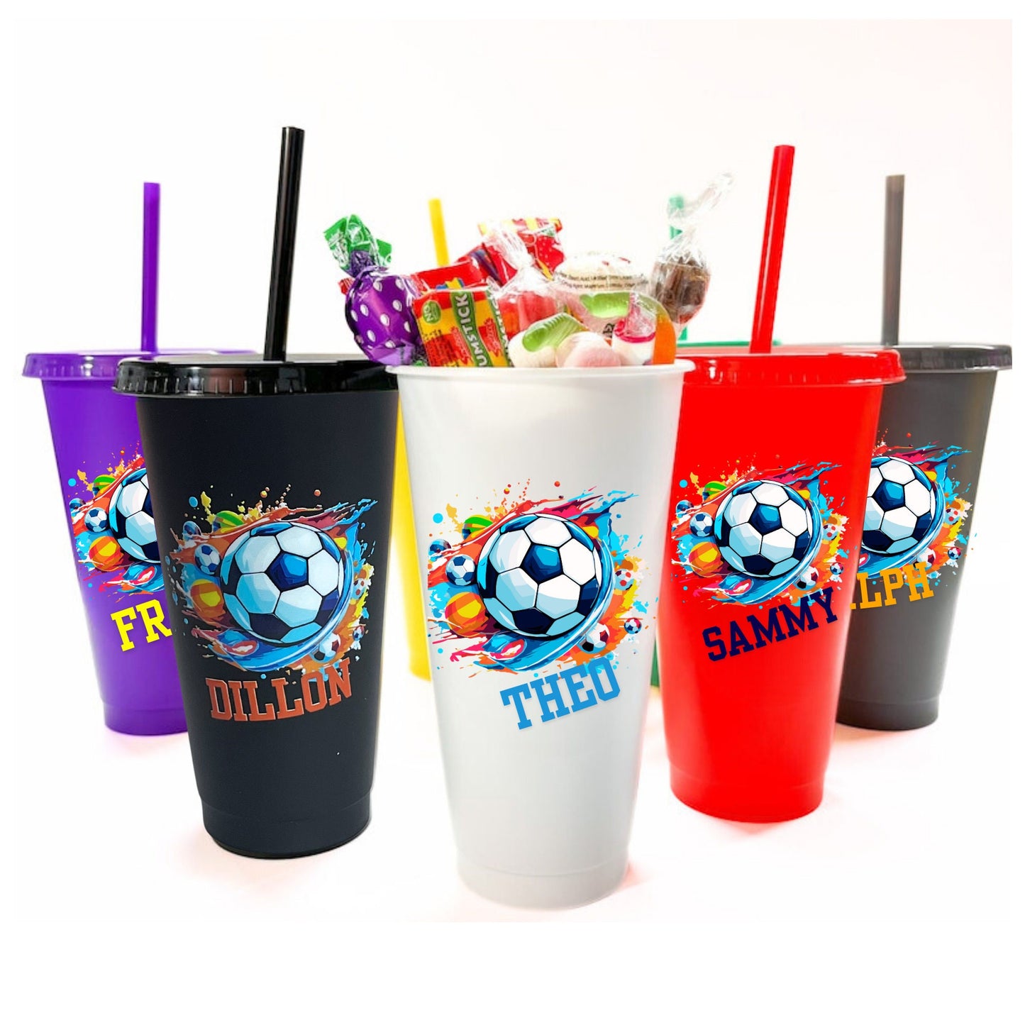 Football Party Favour Cups