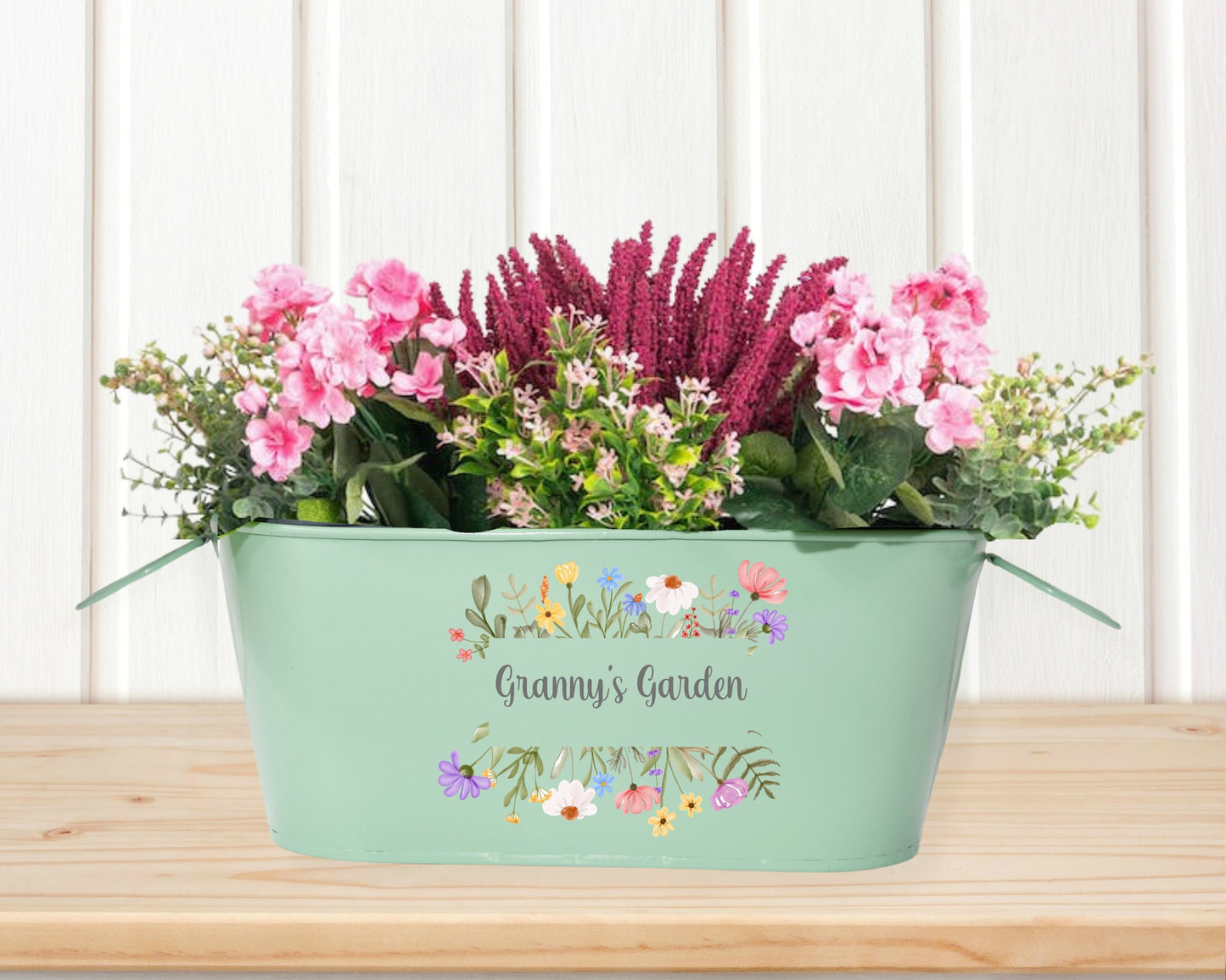 Granny's Garden Floral Planter