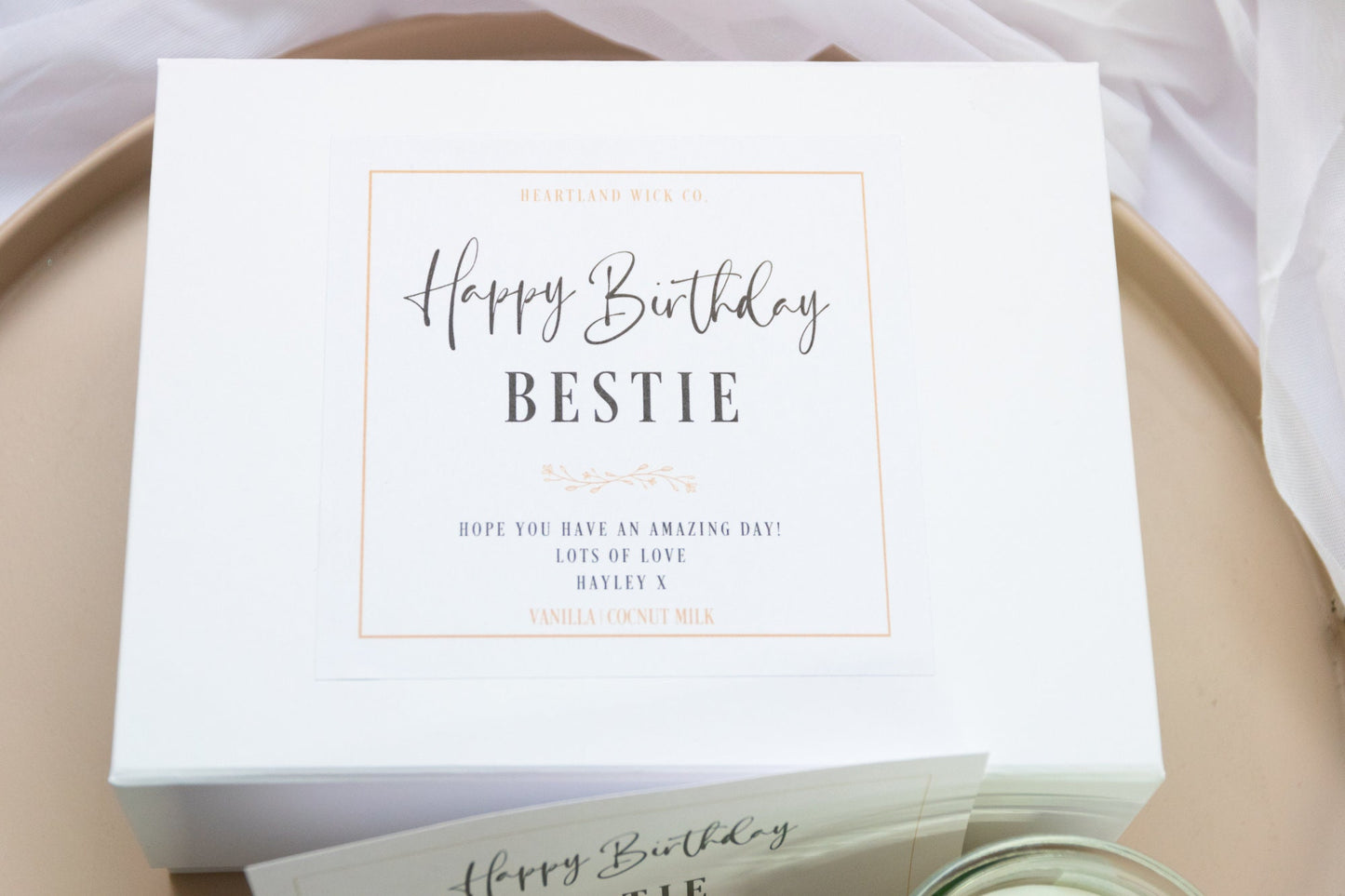 Bestie Birthday Candle Gift Box Set