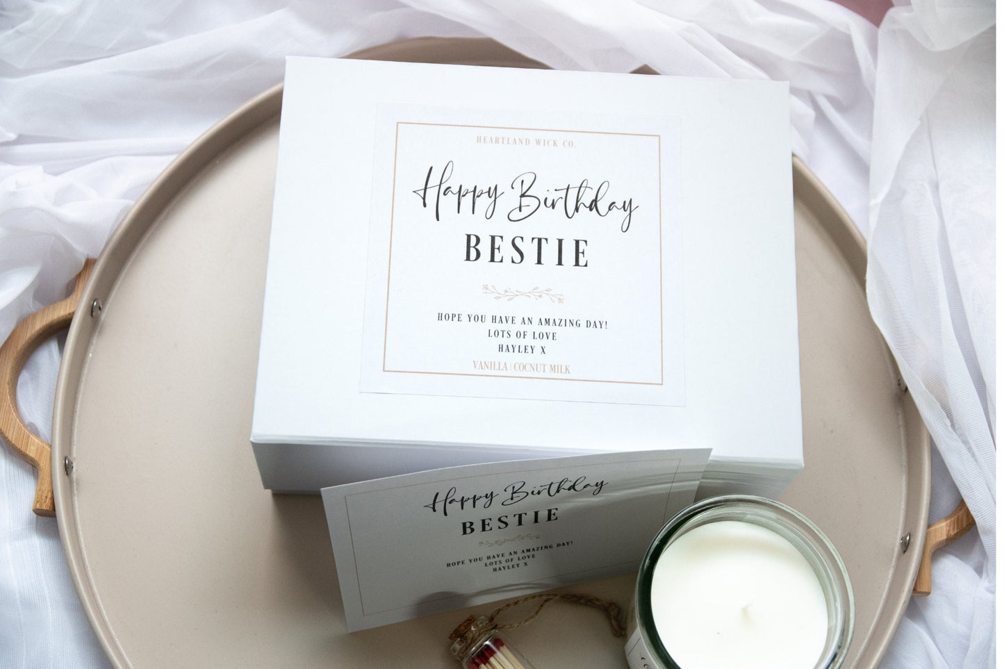 Bestie Birthday Candle Gift Box Set