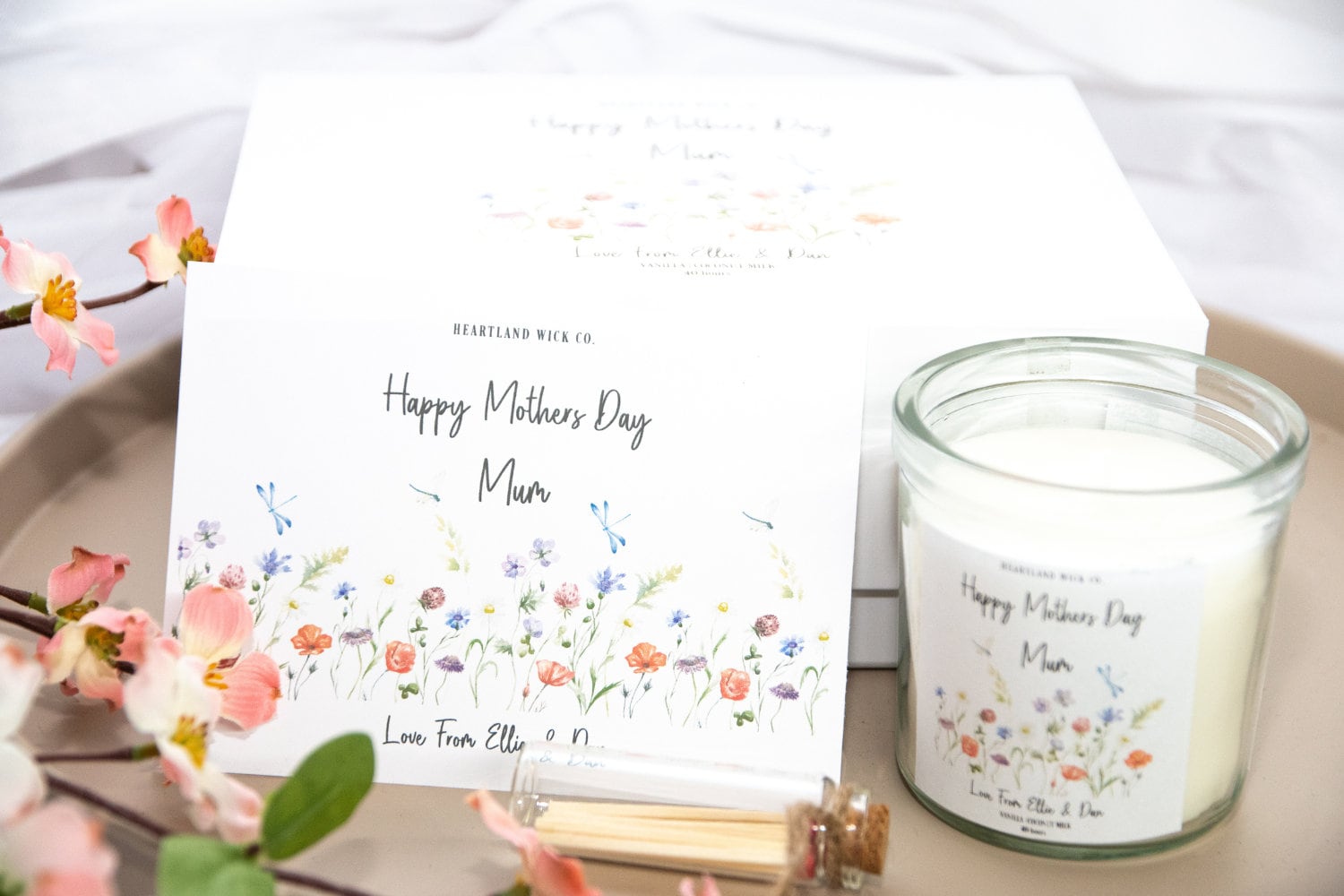 mothers day card, personalised mothers day card, personalised mothers day gift set, gift for mum, mum candle, mothers day candle, mothers day gift box