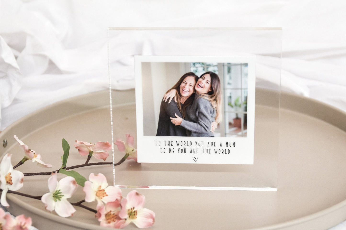 Polaroid Personalised Acrylic Photo Block