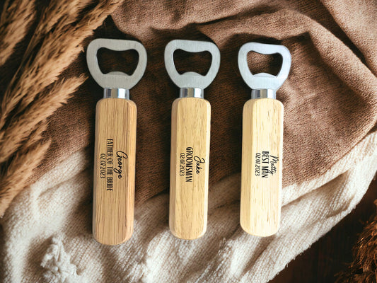 Personalised Wooden Bottle Opener