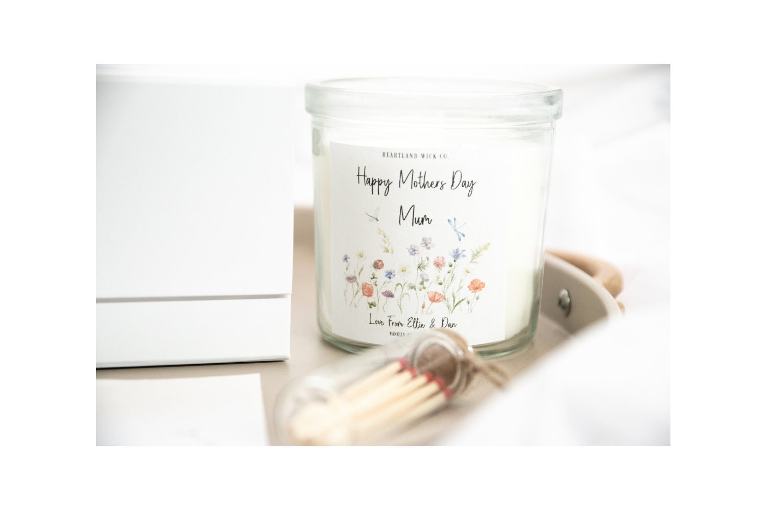 mum candle, personalised mum candle, personalised candle, candle gift set