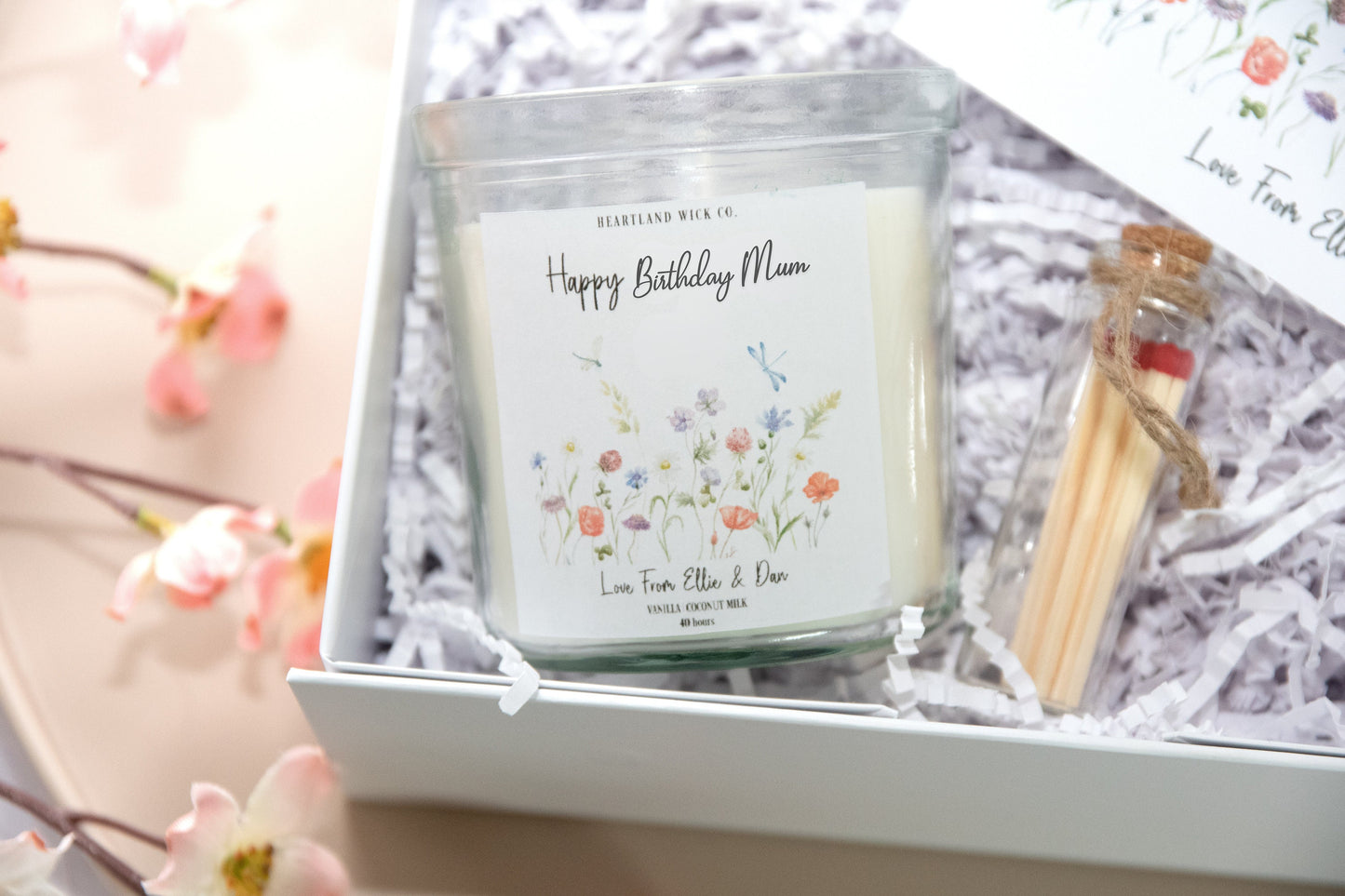 Happy Birthday Mum Candle Gift Set