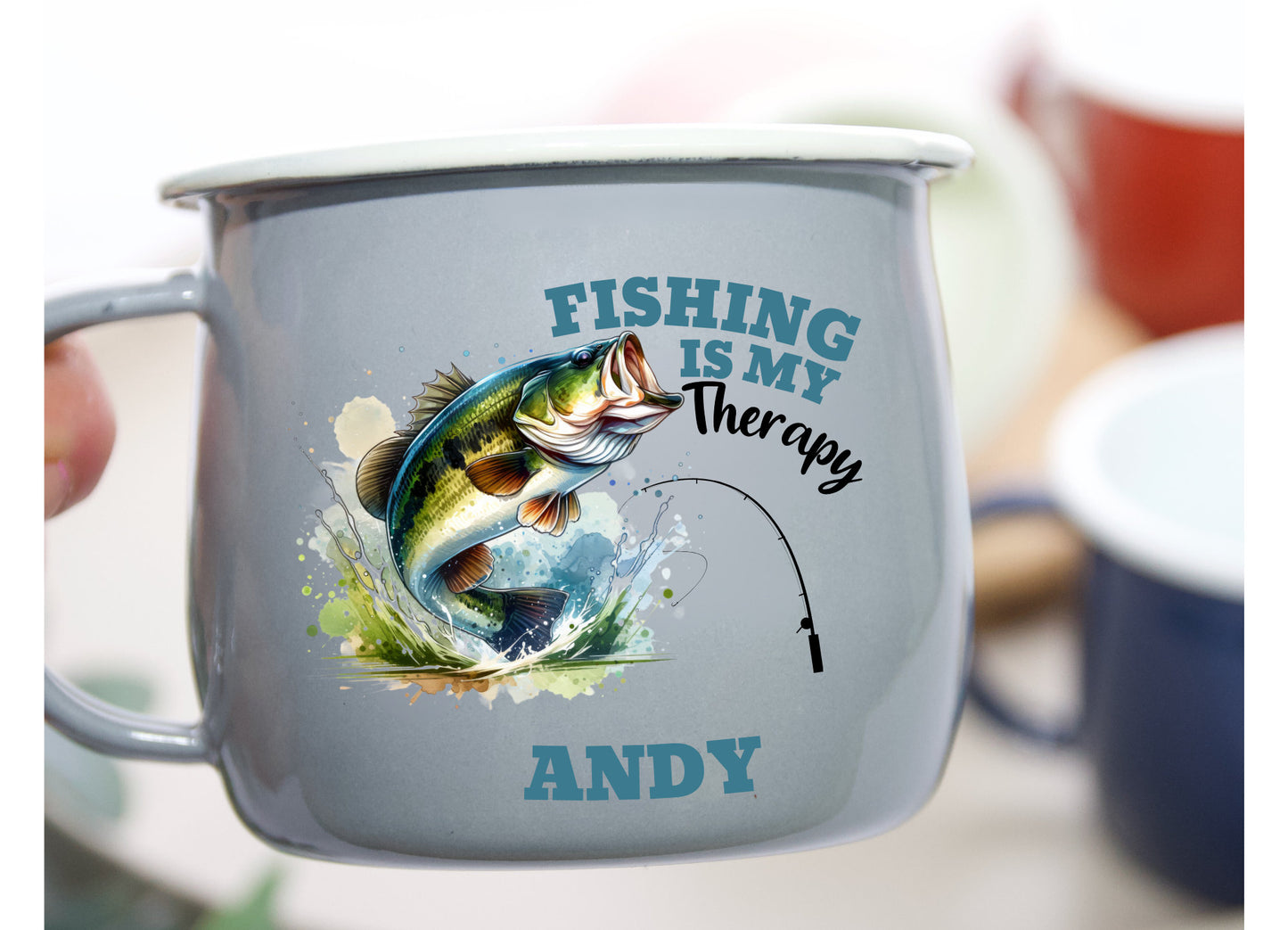 Personalised Fishing Mug