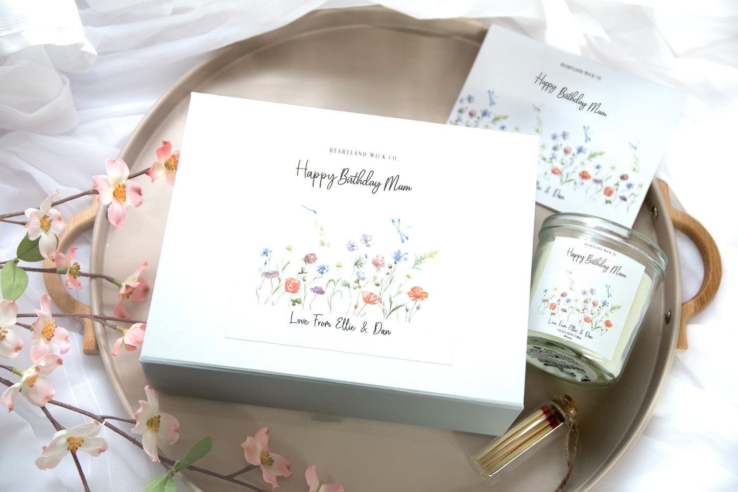 Happy Birthday Mum Candle Gift Set