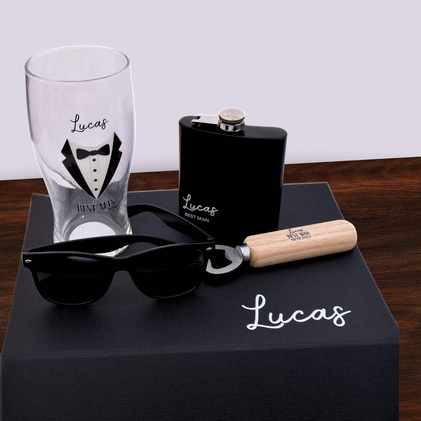 Deluxe Best Man / Groomsman Proposal or Thank You Gift Set