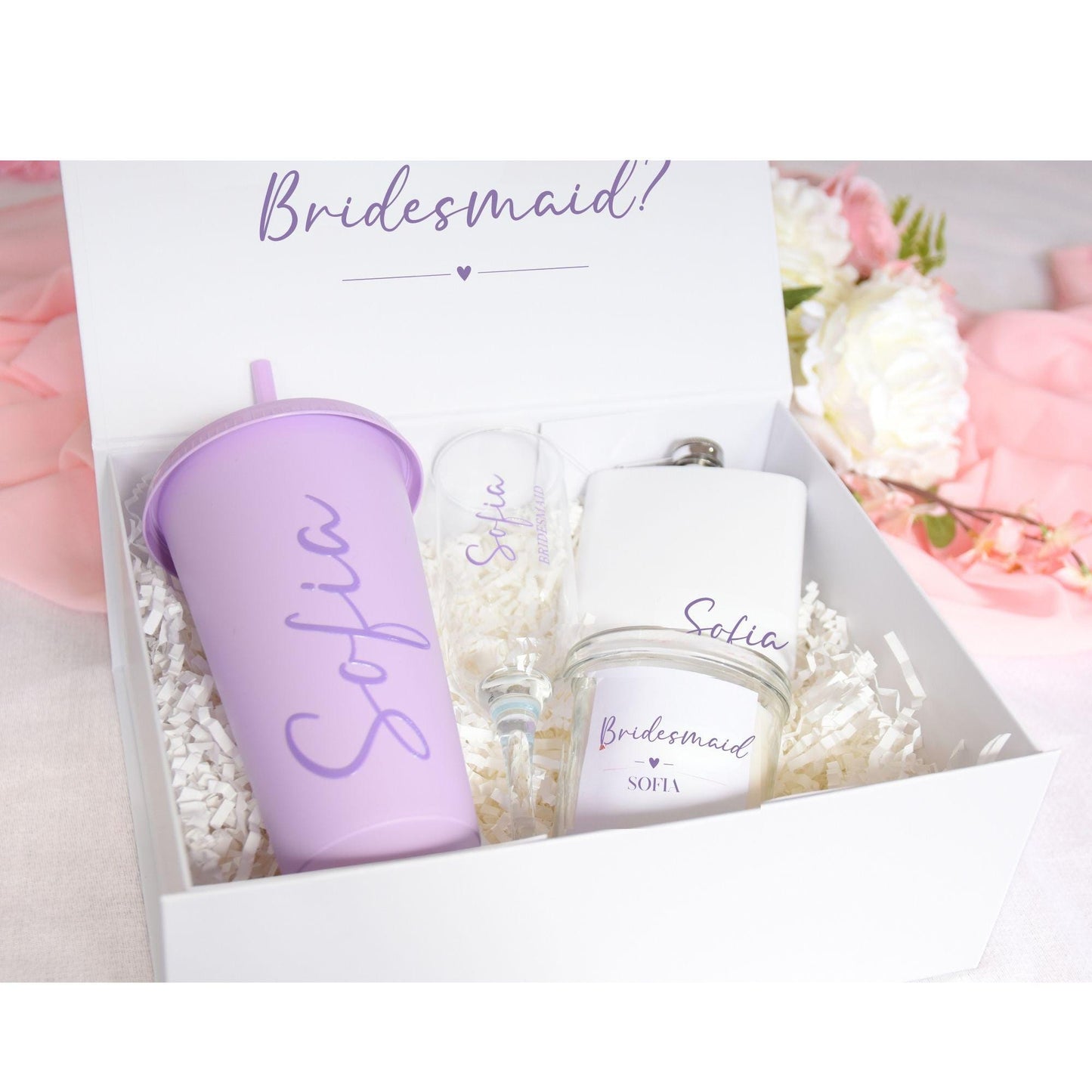 Bridesmaid Proposal / Thank You, Gift Box Set