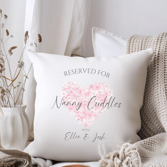 Reserved For Nanny Cuddles Cushion